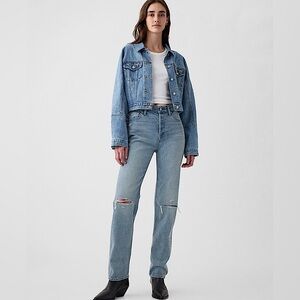 GAP High Rise Rigid '90s Straight Jeans